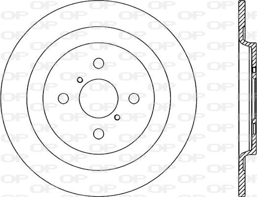 OPEN PARTS Тормозной диск BDR2339.10